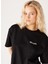 Bisiklet Yaka Siyah Kadın T-Shirt W7R9EE001-SIYAH 4