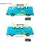 The Originals Volkswagen T1 Carry Case Işıklı Karavan 3