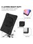 Samsung Galaxy Tab S6 Lite 10.4 Için Kalem Tutuculu Kılıf, Yumuşak ve Hafif Silikon Kılıf Galaxy Tab S6 Lite 10.4 2020 SM-P610/P615 Döner Standlı Kılıf Turuncu (Yurt Dışından) 3