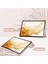 Samsung Galaxy Tab S8+ 12.4 2022 (SM-X800/X806) / Tab S7 Fe 12.4 Inç 2021 / Tab S7 Plus 12.4 2020, S Kalem Standı, Otomatik Uyandırma Özellikli Şeffaf Tablet Arkalığı, Pembe Altın (Yurt Dışından) 2