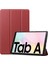 Galaxy Tab A7 10.4 Kılıf 2020 Için Vegan Deri Kılıf, Samsung Galaxy Tab A7 10.4" Tablet Için Hafif Ince Üç Katlı Kılıf Manyetik Kapak [SM-T500/T505/T507] Bordo (Yurt Dışından) 2