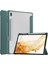 Samsung Galaxy Tab S8 + 12.4 2022 (SM-X800/X806) / Tab S7 Fe 12.4 Inç 2021 / Tab S7 Plus 12.4 2020, S Kalem Standı Ile, Otomatik Uyandırma Özellikli Şeffaf Tablet Arkası, Koyu Yeşil (Yurt Dışından) 1
