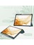 Samsung Galaxy Tab S8 + 12.4 2022 (SM-X800/X806) / Tab S7 Fe 12.4 Inç 2021 / Tab S7 Plus 12.4 2020, S Kalem Standı Ile, Otomatik Uyandırma Özellikli Şeffaf Tablet Arkası, Koyu Yeşil (Yurt Dışından) 2