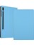 Samsung Galaxy Tab S7 T870 Düz Deri Kılıf T875 Tpu Yumuşak Kabuk Darbeye Dayanıklı S7 Kılıf Mavi (Yurt Dışından) 1