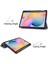 Samsung Galaxy Tab S6/tab S6 Tablet Kılıfı Için 10,4", Otomatik Uyku/uyandırma Sert Üç Katlı Stand Kapaklı Premium Deri Ince ve Hafif (P610/P615) Gri (Yurt Dışından) 3