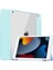 iPad 9./8./7. Nesil (2021/2020/2019) 10,2" - [yerleşik Kalem Tutucu] Darbeye Dayanıklı Kapak, Şeffaf Şeffaf Arka, Otomatik Uyku Uyandırma, Mavi (Yurt Dışından) 1