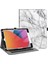 iPad 9. / 8. / 7. Nesil (2021/2020/2019) 10,2 Inç - [köşe Koruması] Cepli ve Kalem Tutuculu Çok Açılı Görüntüleme Standı Kapağı, Otomatik Uyku Uyandırma, Mermer Beyazı (Yurt Dışından) 1