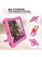 ipad Mini4 Için Çocuk Kılıfı – Hafif Esnek Darbeye Dayanıklı, Katlanır Saplı Stand, ipad Mini4 Için Tam Gövde Erkek Kız Kılıfı, Pembe Mor (Yurt Dışından) 4