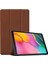 10,4 Inç (SM-T500 T505 ), 10,4 Inç Samsung Tab A7 Tablet 2020 Kahverengi Için Koruyucu Stand Kılıfı Sert Kılıf Kapak (Yurt Dışından) 1