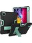 iPad Pro 11 2018 Için, Hibrit Ağır Hizmet Üç Katmanlı Tam Gövde Darbeye Dayanıklı Sağlam Kılıf, iPad Pro 11 2018 Için Standlı 11 Inç (Siyah+Nane Yeşili) (Yurt Dışından) 1