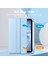 iPad Mini 6 2021 (8,3 Inç) Için Hibrit Ince Kılıf - [yerleşik Kalem Tutucu] Darbeye Dayanıklı Kapak Şeffaf Şeffaf Arka Kabuk, iPad Mini 6. Nesil Için Otomatik Uyandırma/uyku, Mavi (Yurt Dışından) 3