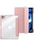 IPAD2019/20/21 (10,2 Inç) ile Uyumlu Kılıf, Kalem Tutuculu Yumuşak Tpu Kapaklı Üç Katlı Stand, Otomatik Uyandırma/uyku, Pembe (Yurt Dışından) 1