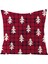 Atmak Yastık Kapakları 18X18 Inç Noel Pentagram Şapka Çan Ağacı Yastık Kılıfı Keten Ev Dekor Yatak Kanepe Kanepe Için Yastık Kılıfları (Noel Desen 39) (Yurt Dışından) 1