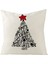 Atmak Yastık Kapakları 18X18 Inç Noel Pentagram Şapka Çan Ağacı Yastık Kılıfı Keten Ev Dekor Yatak Kanepe Kanepe Için Yastık Kılıfları (Noel Desen 10) (Yurt Dışından) 1