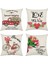 Sevgililer Günü Yastık Kapakları 18X18 Inç 2 Pcs Sevgililer Romantik Kamyon Bisiklet Çiçekler Kanepe Için Yastık Kılıfı Ev Dekor Keten Yastık Kılıfı Atın (Mutlu Çiçek) (Yurt Dışından) 5