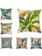 Yastık Kılıfları Plaj Neşeli Tropikal Palmiye Ağaçları ve Çiçekler Yaprakları Ev Veranda Partisi Dekoru Için Dekoratif Kırlent Kapakları 18X18 Inç 2 Pcs（tropikal Yapraklar A） (Yurt Dışından) 5