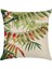 Yastık Kılıfları Plaj Neşeli Tropikal Palmiye Ağaçları ve Çiçekler Yaprakları Ev Veranda Partisi Dekoru Için Dekoratif Kırlent Kapakları 18X18 Inç 2 Pcs (Tropikal Yapraklar C) (Yurt Dışından) 1
