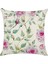 Tropikal Yağmur Ormanı Yeşil Flamingo Ebegümeci Çiçek Desen Keten Yastık Kapakları 18X18 Inç 2 Adet Atmak Yastık Kapakları Araba Kanepe Ev Dekorasyonu (Desen K) (Yurt Dışından) 1
