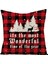 Atmak Yastık Kapakları 18X18 Inç Noel Pentagram Şapka Çan Ağacı Yastık Kılıfı Keten Ev Dekor Yatak Kanepe Kanepe Için Yastık Kılıfları (Noel Desen 27) (Yurt Dışından) 1