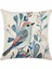 Sundurma Veranda Kuşlar Çiftlik Evi Dekorasyonu Için Yastık Kılıfları Atın Dış Mekan Mobilyaları Dekor Dekoratif Yastık 18X18 Inç 2 Adet (Çiçek Kuş D) (Yurt Dışından) 1