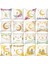 Atmak Yastık Kılıfları Ramazan Ayı ve Çiçekler Kare Yastık Kılıfları Modern Dekoratif Şeftali Derisi Kadife Yastık Kılıfları Kanepe Kanepe Yatak 18X18 Inç (Moon 14) (Yurt Dışından) 4