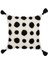 Dekoratif Peluş Atmak Yastık Kapakları 18 x 18 Inç Siyah, Katı Pom Pom Püsküllü Modern Boho Kare Minder Örtüsü Kanepe Için Yastık Kılıfı (Siyah) (Yurt Dışından) 1