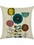 Dekoratif Çiftlik Evi Atmak Yastık Kapakları 18 x 18 Inç 4 Adet Keten Açık Yastık Minder Kılıfı Oturma Odası Kanepe Araba Yatağı Için (Soyut Çiçekler B) (Yurt Dışından) 5
