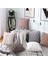 2'li Yumuşak Peluş Kısa Yün Kadife Dekoratif Kırlent Kılıfları 18X18 INÇ/45X45CM Kare Lüks Stil Yastık Kılıfı Yastık Kabuğu Kanepe Yatak Odası Için (Açık Mor) (Yurt Dışından) 5