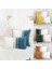 12 x 20 Inç Deri Çizgili Patchwork Hollanda Polar Minder Örtüsü Modern Atmak Yastık Örtüsü Dekor Yastık Kanepe Oturma Odası Yatak Odası Araba (Tarçın Açık Kahverengi) (Yurt Dışından) 2