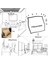 Ingilizce Alfabe Atmak Yastık Örtüsü Altın Geometrik Çiçek Keten Yastık Kılıfı Çekyat Ev Dekor Yastık 18X18 Inç (Mektup W) (Yurt Dışından) 3