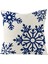 Noel Mavi Yastık Kılıfları 18X18 Inç Noel Süslemeleri Atma Yastık Kapakları Tatil Keten Çiftlik Evi Noel Yastık Kılıfı Kanepe Kanepe Noel Ev Dekoru (Noel 7) (Yurt Dışından) 1
