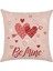 Sevgililer Günü Atma Yastık Kapakları 18 x 18 Inç 4 Pcs Sevgililer Günü Serisi Yastık Kapakları Fermuarlı Kare Yastık Kılıfı (Love G) (Yurt Dışından) 3