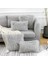 2'li Açık Gri Dekoratif Yastık Kılıfı Seti Yeni Lüks Serisi Merinos Tarzı Taklit Kürk Kabarık Atma Yastık Kapakları Kare Bulanık Yastık Kılıfı 18X18 Inç (Yurt Dışından) 4