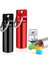 Hap Saklama Anahtarlığı 3 Adet, Küçük Cep Alüminyum Alaşımlı Hap Kutusu, Çanta Için Mini Hap Kabı, Seyahat/açık Kamp Için Su Geçirmez Metal Hap Şişesi (Yurt Dışından) 1