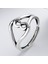 S925 Ayar Gümüş Basit Moda Açık Uçlu Yüzük (Yurt Dışından) 4