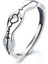 S925 Ayar Gümüş Ekg Yüzük, Yaratıcı Moda Açık Yüzük (Yurt Dışından) 1