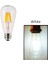 CT-4353 8W E27 Duylu Rustik LED Ampul Beyaz Renk 5 Adet 2
