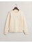 Kadın Krem Regular Fit Bisiklet Yaka Logolu Sweatshirt 4200663.116 3