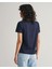 Kadın Lacivert Regular Fit Bisiklet Yaka T-Shirt 4200200.433 2