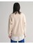 Kadın Krem Oversize Fit Bisiklet Yaka Logolu Sweatshirt 4200716.291 2