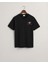 Erkek Siyah Regular Fit Bisiklet Yaka Logolu T-Shirt 2067004.5 1