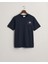 Erkek Lacivert Regular Fit Bisiklet Yaka Logolu T-Shirt 2067004.433 3