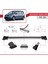 Volkswagen Touran Cross 2010-2015 Arası ile Uyumlu Fly Model Ara Atkı Tavan Barı Gri 4