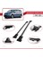 Volkswagen Touran Cross 2010-2015 Arası ile Uyumlu Fly Model Ara Atkı Tavan Barı Gri 5