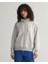 Kadın Gri Relaxed Fit Fermuarlı Logolu Sweatshirt 4204665.94 1