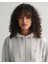 Kadın Gri Relaxed Fit Fermuarlı Logolu Sweatshirt 4204665.94 5