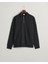 Erkek Siyah Relaxed Fit Yarım Fermuarlı Logolu Sweatshirt 2003166.5 1