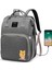 Çok Fonksiyonel Diaper Bag Backpack Waterproof Mommy Bag Nappy Bag Maternity Backpack For Baby With Insulated Pockets Diaper Pad Toys Burp Cloth USB Port (Yurt Dışından) 5