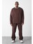 Kahve Basic Oversize Eşofman Takım 1