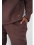 Kahve Basic Oversize Eşofman Takım 3